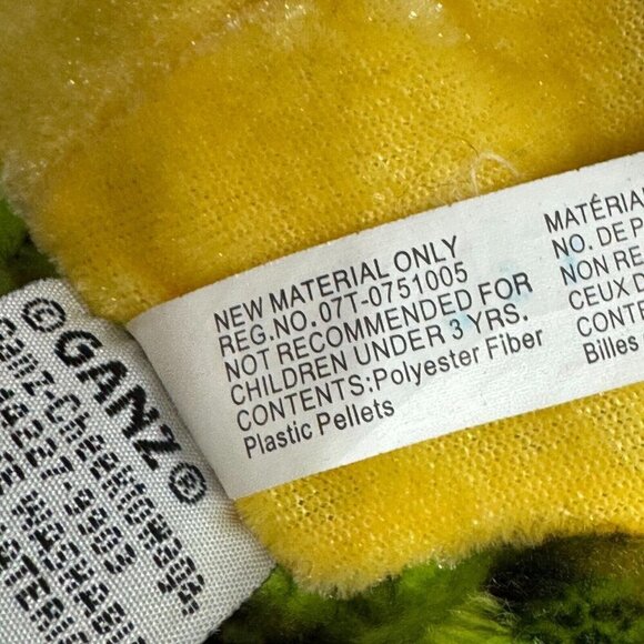 Ganz Webkinz Bullfrog Plush Stuffed Toy Animal Spotted Green Yellow No Code - Picture 8 of 12